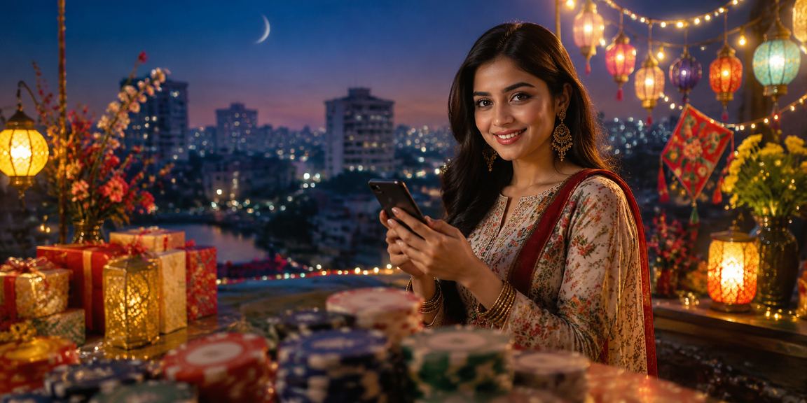 বরিশালে ঈদ উৎসবে মোবাইলে বোনাস দাবি করছেন একজন ব্যবহারকারী